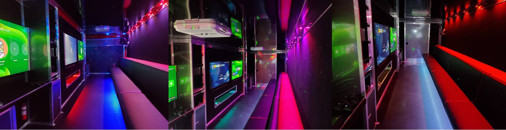 Atlanta video game truck interior